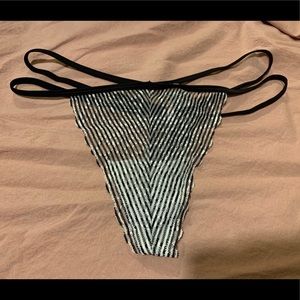 PINK thong size large